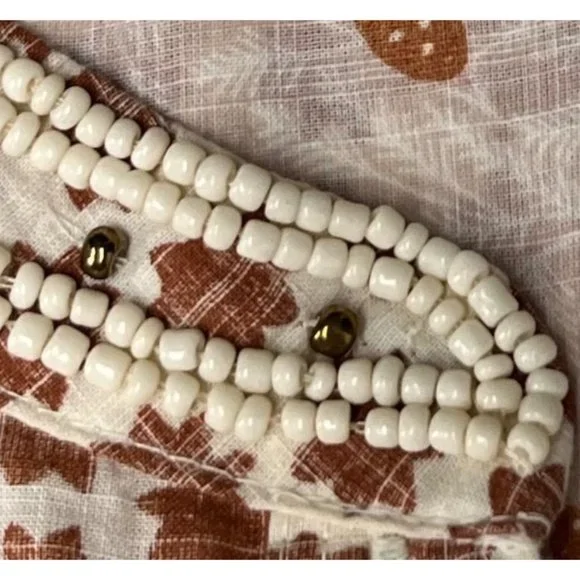 Maison Scotch & Soda SIZE 4 6 Small 1 Sahara Social Boho Beaded Romper Jumpsuit - Picture 5 of 12